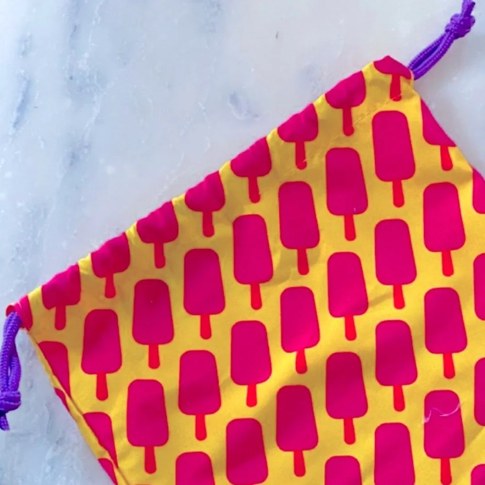 Ipsy Popsicle 2022 Drawstring Glam Pouch Bag